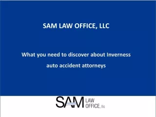 What you need to discover about Inverness auto accident attorneys