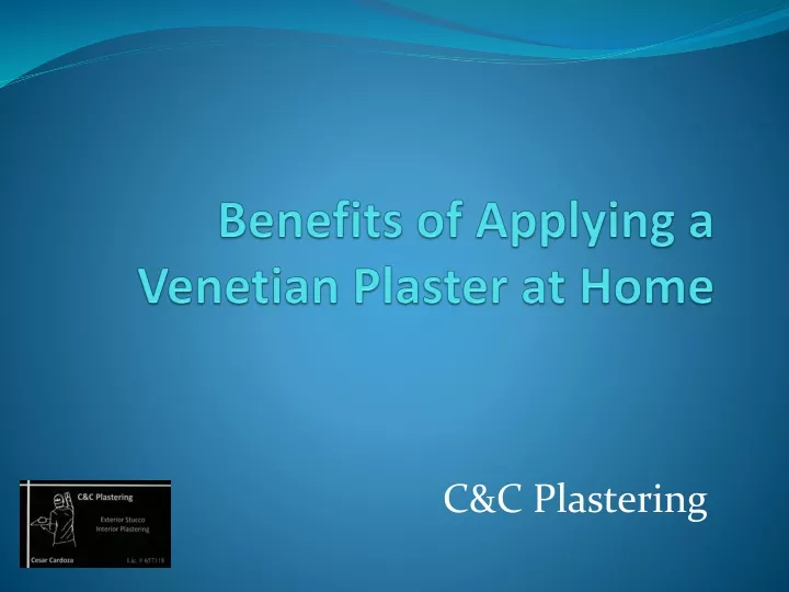 c c plastering