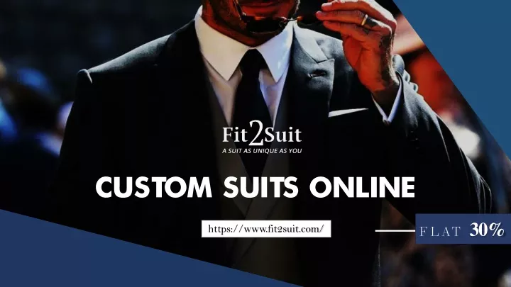 custom suits online