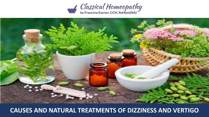 causes and natural treatments of dizziness