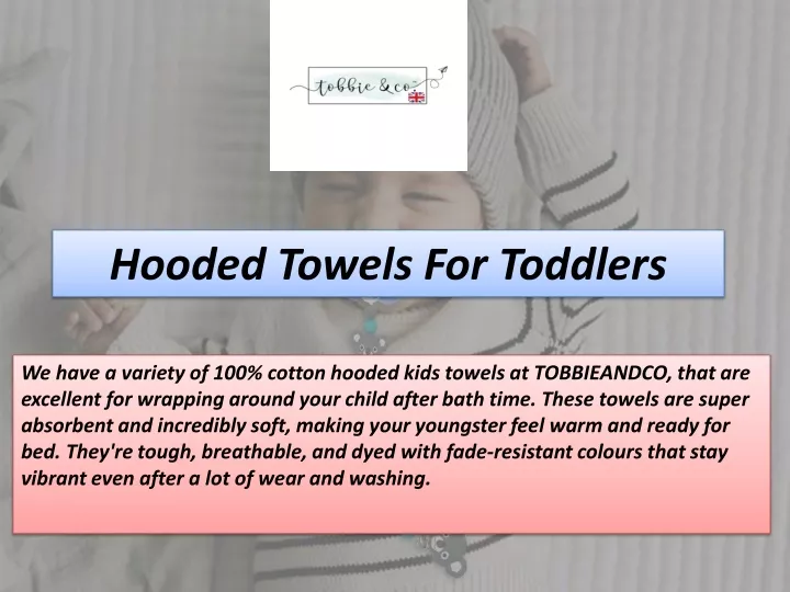 hooded towels for toddlers