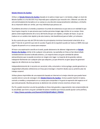balado histoire du qu bec