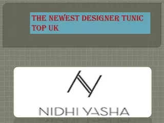 The newest designer tunic top UK