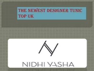 the newest designer tunic top uk