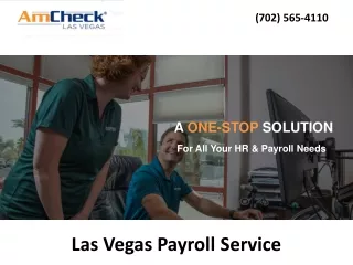 Las Vegas Payroll Service