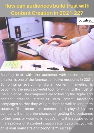 how can audiences build trust with content