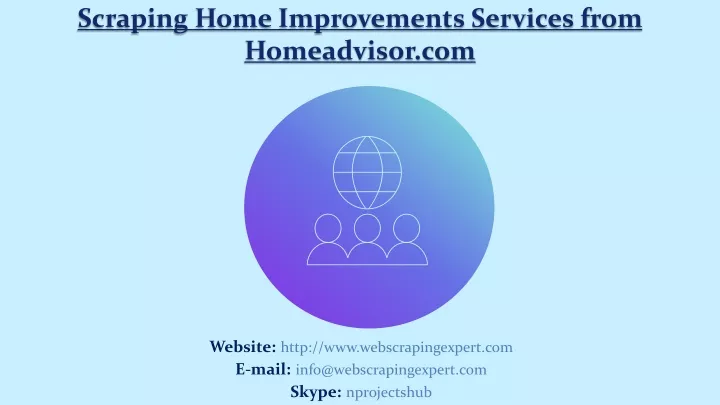 scraping home improvements services from