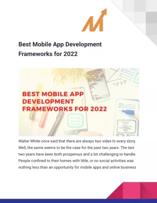 best mobile app development frameworks for 2022