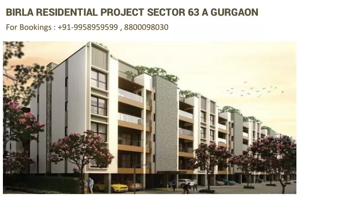 birla residential project sector 63 a gurgaon