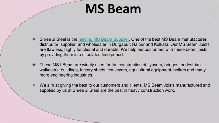 ms beam