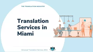 the translation industry