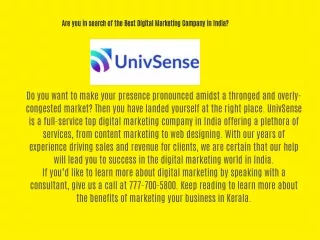 Do you want to make your presence pronounced amidst a thronged and overly-congested market? Then you have landed yoursel