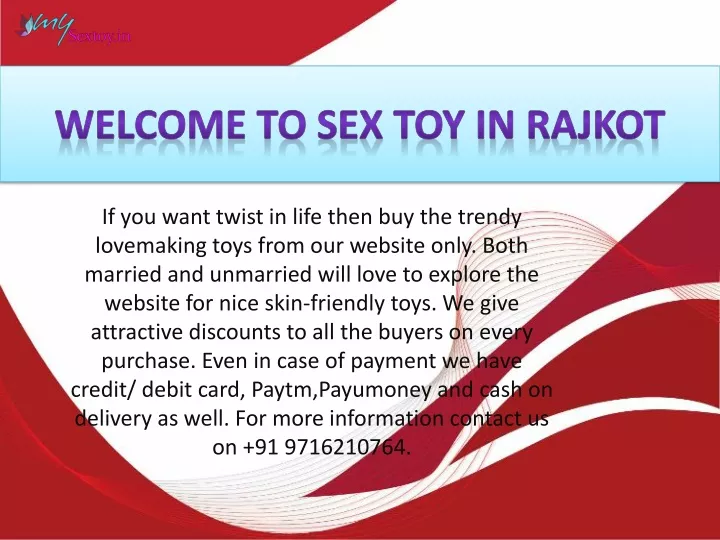 welcome to sex toy in rajkot