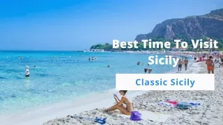 Best Time To Visit Sicily