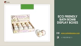 Eco Friendly Bath Bomb Display Boxes