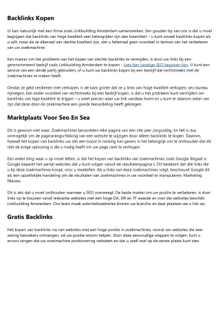 Linkbuilding Expert - Goedkoop Backlinks Kopen