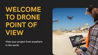 Welcome to drone Point of view & Get Best Construction Aerial Photography Services