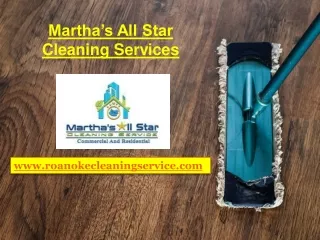 martha s all star cleaning services