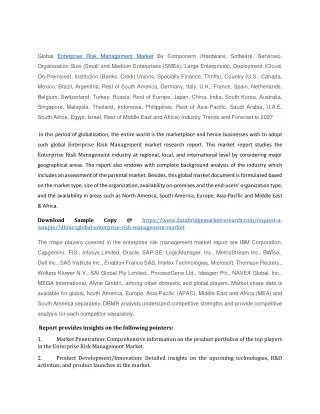 global enterprise risk management market