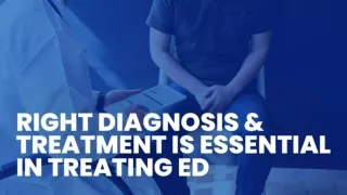 Fildena-Professional-Right Diagnosis & Treatment is Essential in Treating ED
