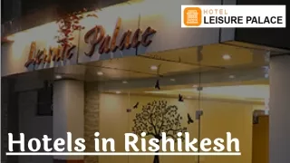 Hotels in Rishikesh