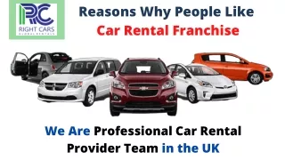 Reasons Why People Like Car Rental Franchise