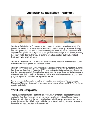 Vestibular Rehabilitation Treatment.edited