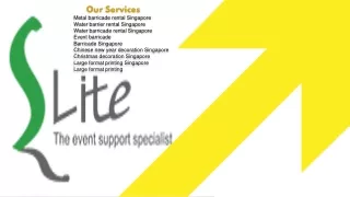 our services metal barricade rental singapore