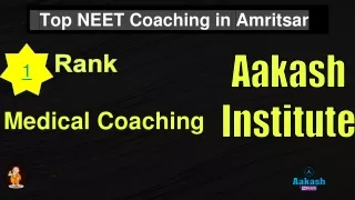 Top Medical Coaching in Amritsar