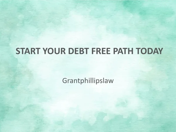 Start Your Debt Free Path Today
