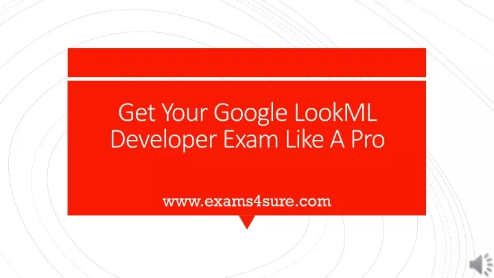 get your google lookml developer exam like a pro