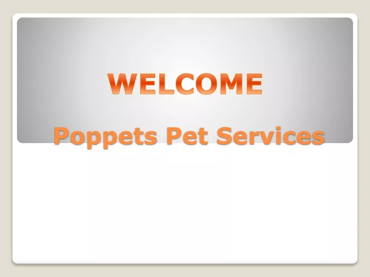 poppets pet services