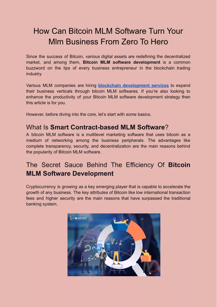how can bitcoin mlm software turn your