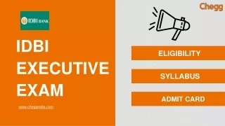 idbi executive exam