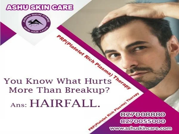 ashu skin care is best for hair fall treatment clinic in bhubaneswar, odisha.
