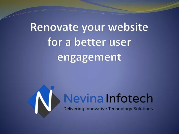 renovate your website for a better user engagement