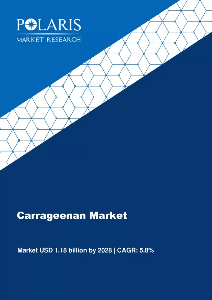 carrageenan market