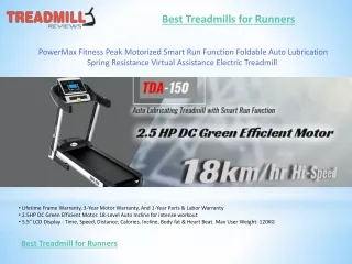 Best Treadmills for Runners