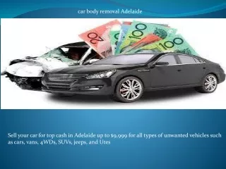 car body removal adelaide