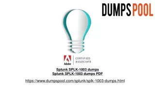 Latest Splunk SPLK-1003 Practice Exam Test - Secret Of Success | DumpsPool.com