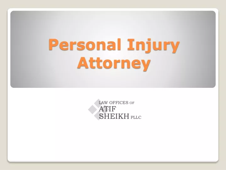 PPT - Personal Injury Attorney PowerPoint Presentation, Free Download ...