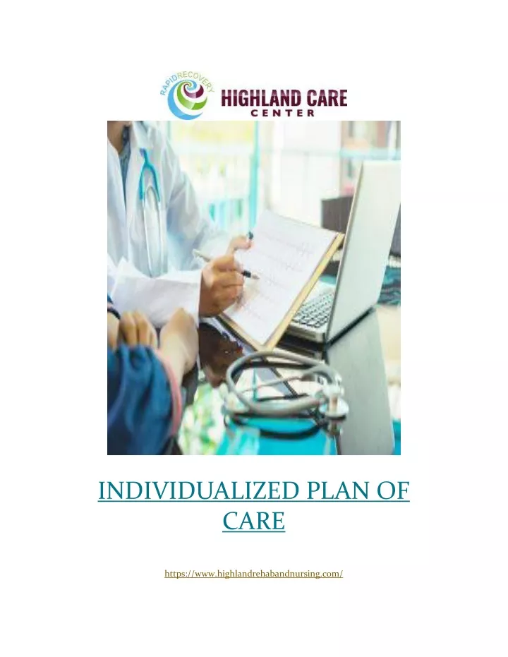 individualized plan of care https