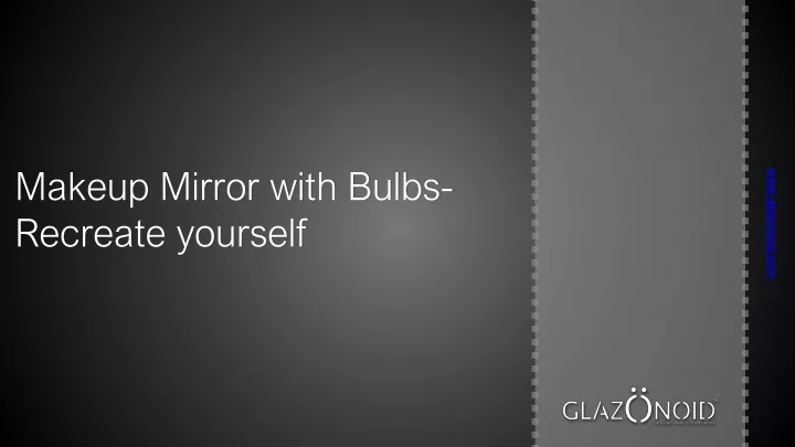 makeup mirror with bulbs recreate yourself