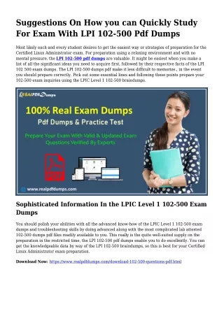 102-500 Pdf Dumps The Reasonable Preparation Supply