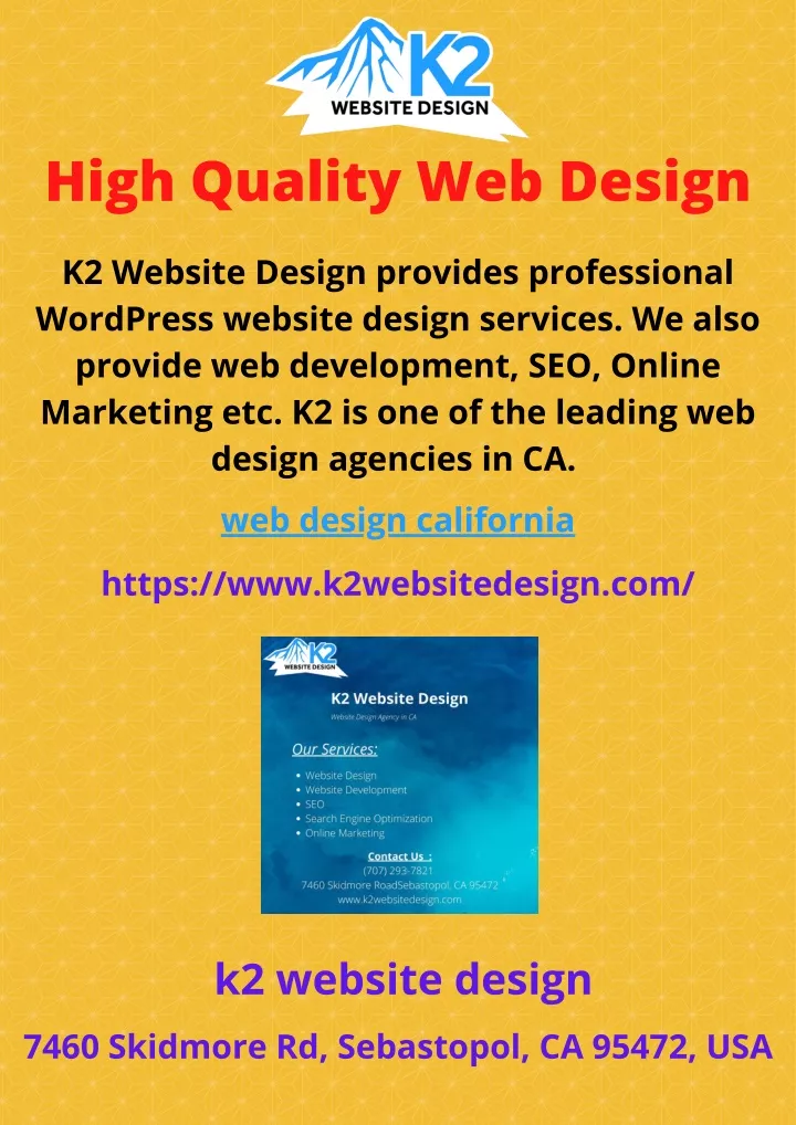 high quality web design