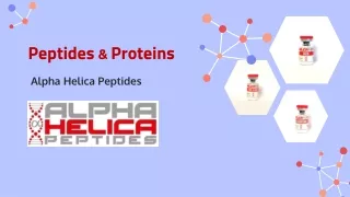 Best Place to Buy Peptides and Proteins Online - Alpha Helica Peptides