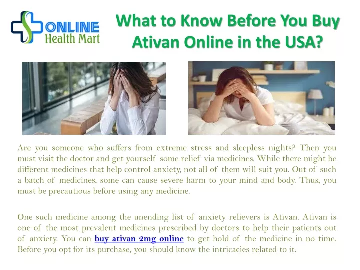 what to know before you buy ativan online in the usa