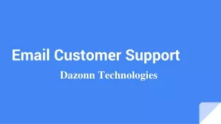 Email Customer Support