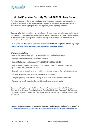 global container security market
