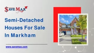 semi detached houses for sale in markham